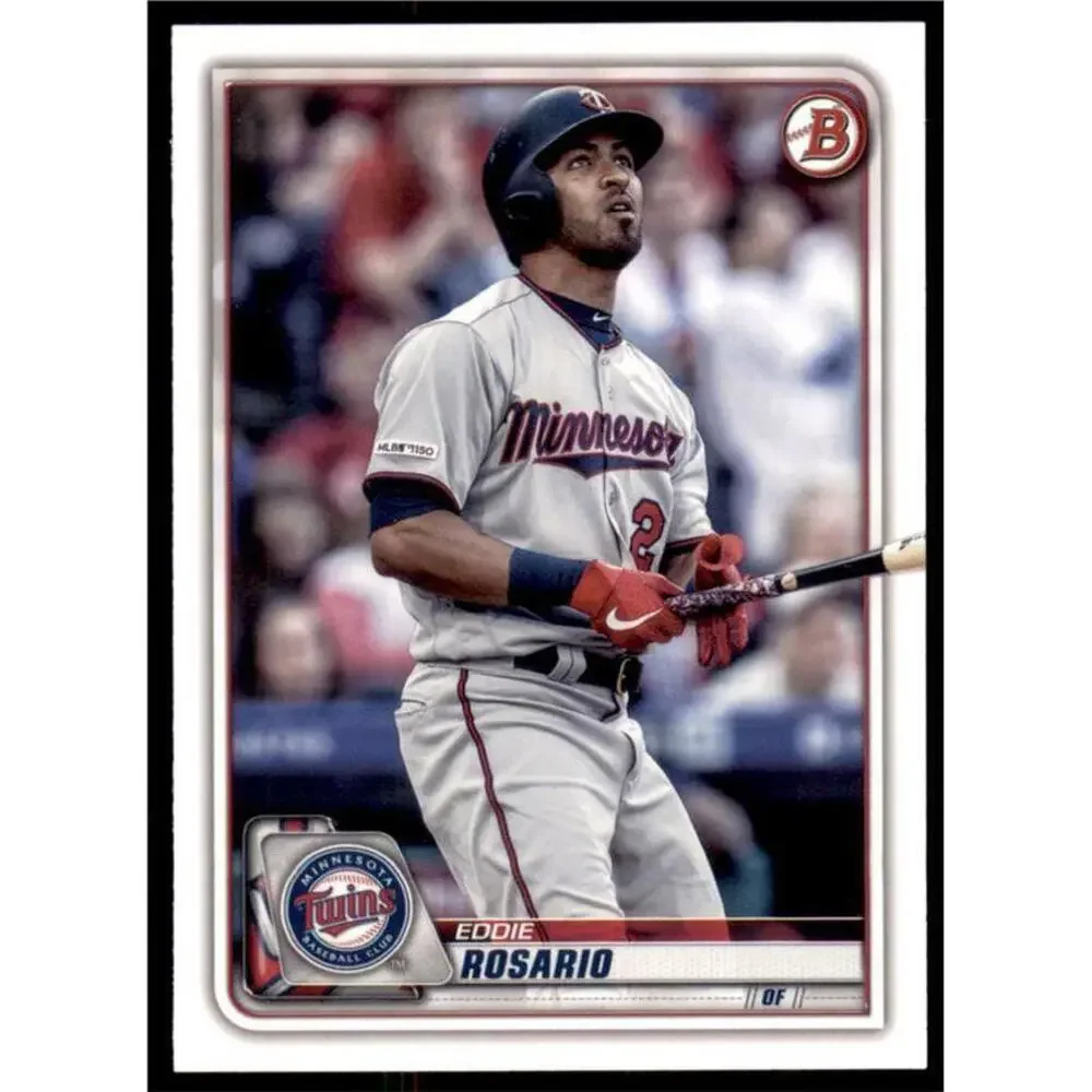 2020 Bowman Base #49 Eddie Rosario - Minnesota Twins